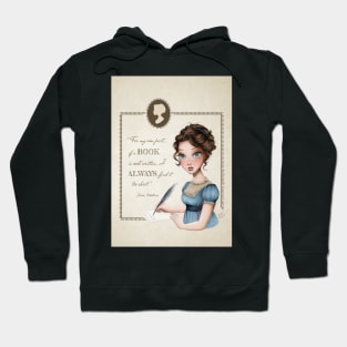 Jane Austen Portrait Hoodie